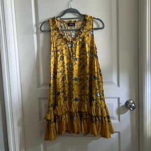 Floral yellow dress
